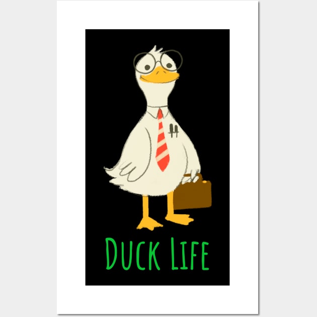 Duck life Wall Art by Aversome